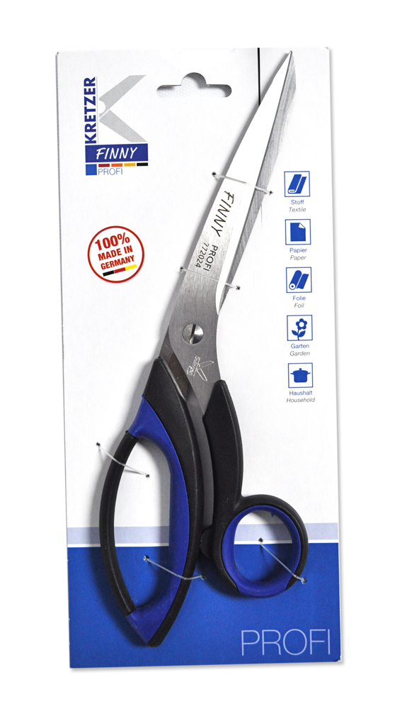 Kretzer Finny Profi 9.5 Inch Bent Handle Scissors