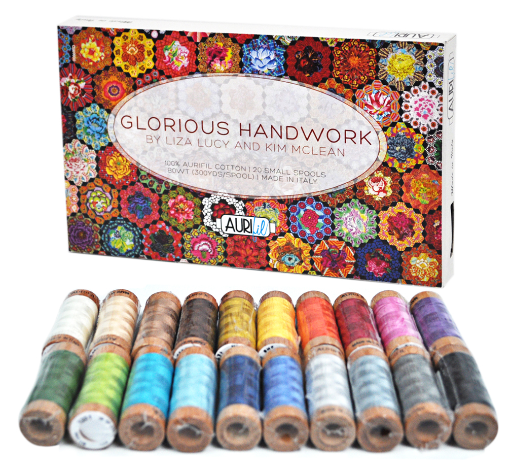 Aurifil Glorious Handwork Thread by Liza Lucy and Kim McLean 80wt 20 Small Spools