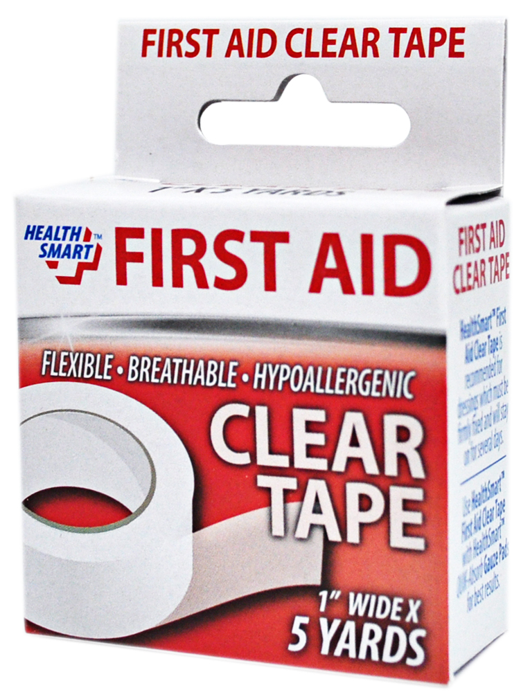 HealthSmart Health Smart First Aid Adhesive Clear Tape