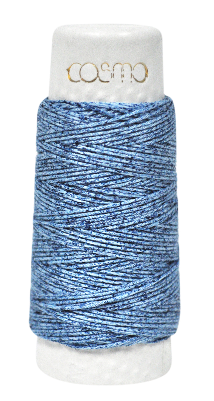 LECIEN Cosmo Hidamari Sashiko Variegated Thread 30 Meters Denim Blue