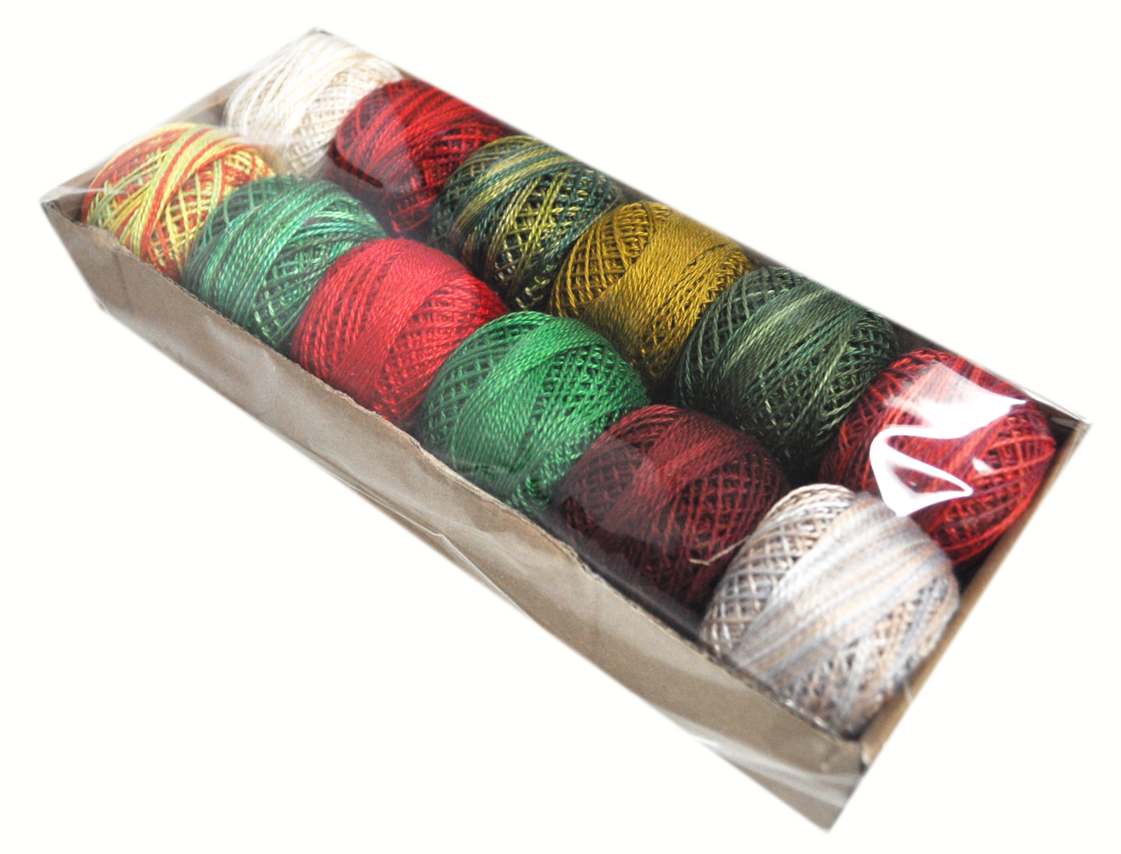 Valdani Inc. Valdani Pearl Cotton 12 Color Size 8 Christmas Time Thread