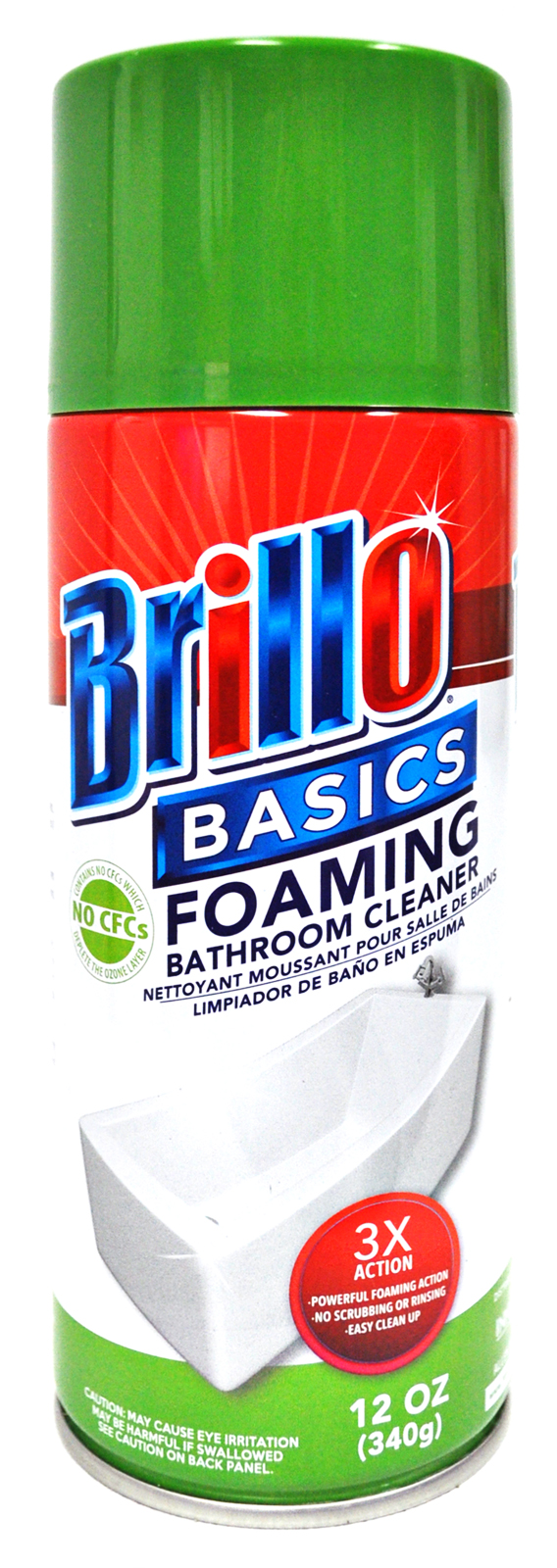 Brillo Basics Foaming Bathroom Cleaner 12 Oz