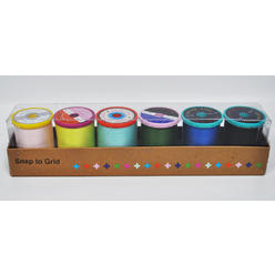 Sulky Cotton + Steel 50wt. Cotton Thread Set by Sulky Snap to Grid Collection (1 set)