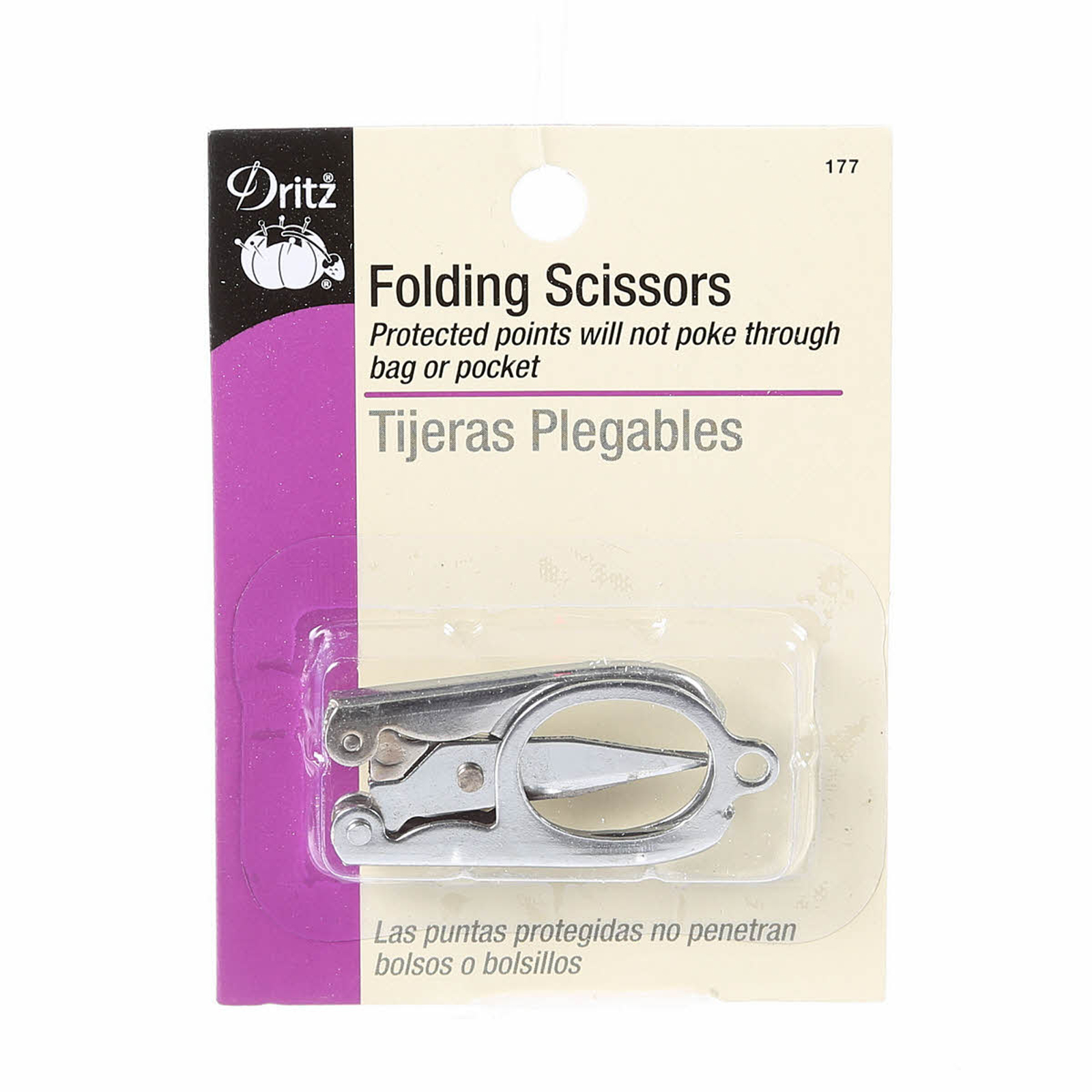 Clauss Dritz 3 Inch Folding Steel Scissors