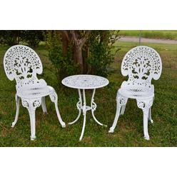Outdoor Bistro Sets Small Balcony Furniture Kmart Pier Surplus Angel White Garden Bistro Set Table And Two Chairs For Yard 3