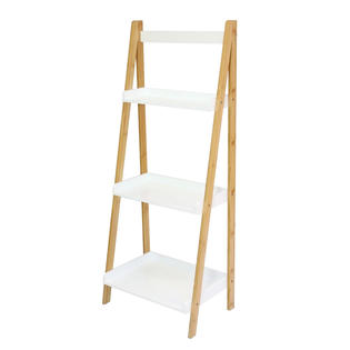 Pier Surplus Two Tone 3 Tier Free Standing Bamboo A Frame