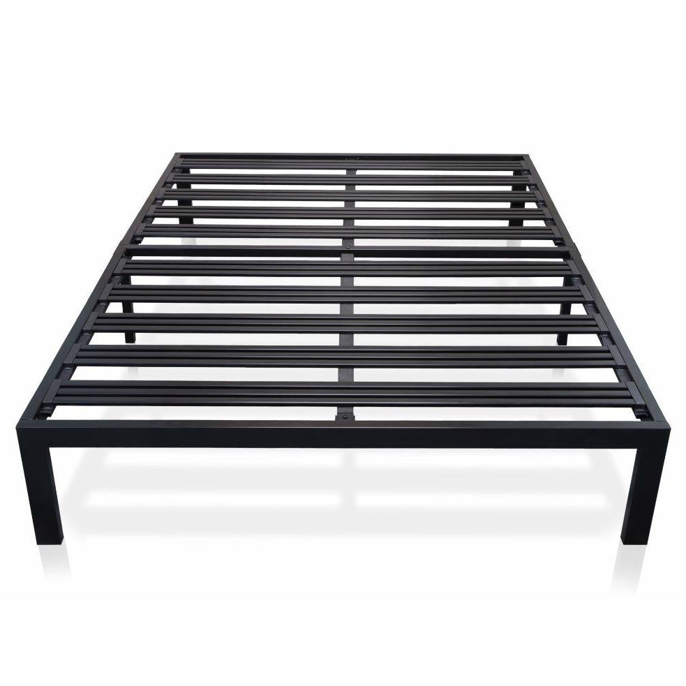 Greenhome123 Heavy Duty Metal Platform Bed Frame With Wide Steel Slats Metal Platform Bed Frame, Sears King Bed Frame
