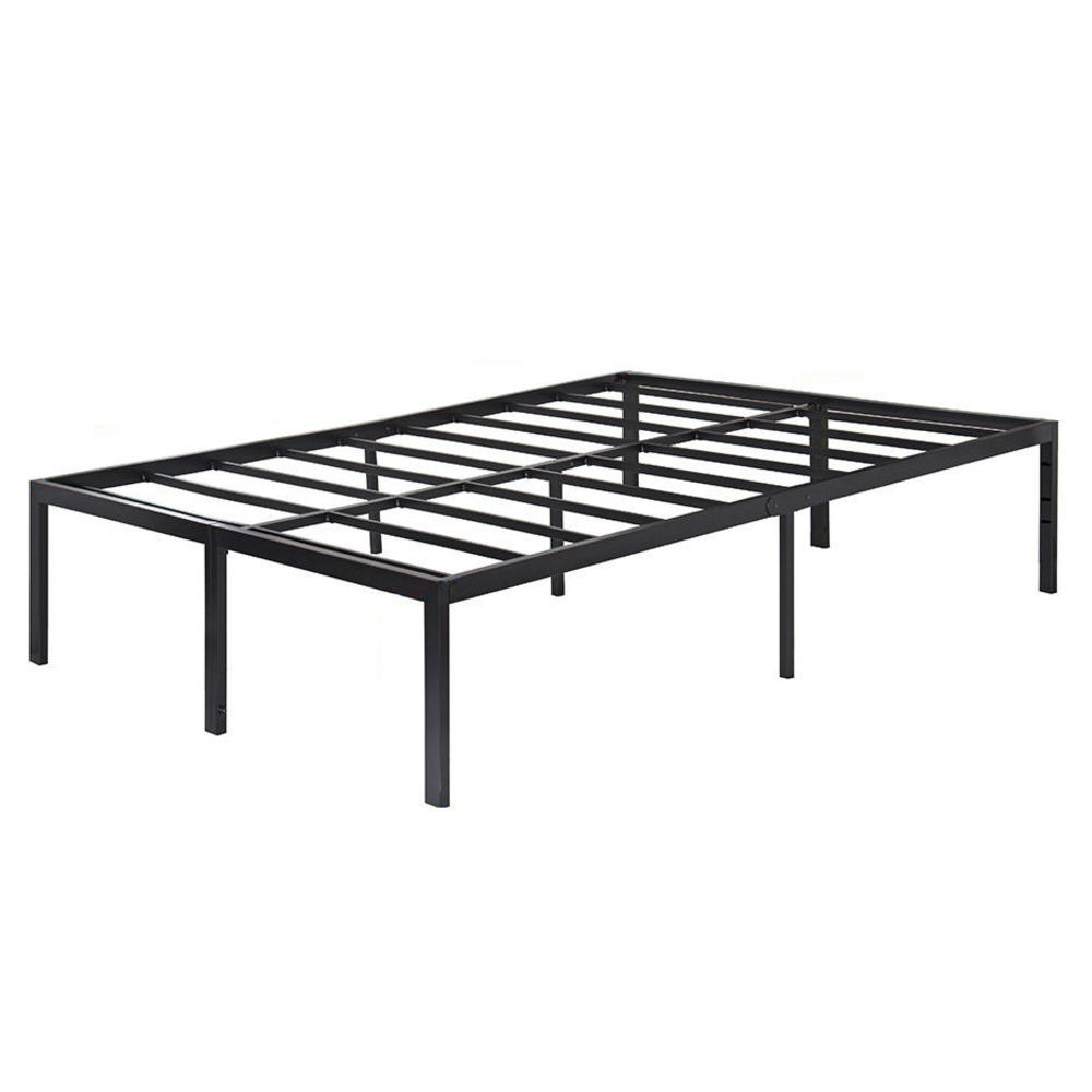 GreenHome123 Heavy Duty Iron Bed Frame 18 inch High With Steel Support greenhome123-heavy-duty-iron-bed-frame-18-inch-high-with-steel-support