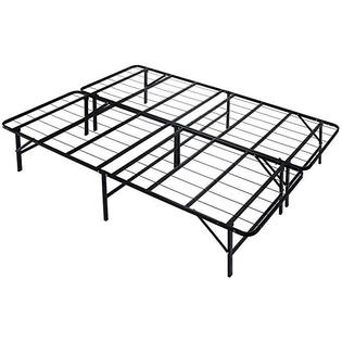 Greenhome123 14 Inch High Platform, Full Size Bed Frame With Headboard And Footboard Brackets