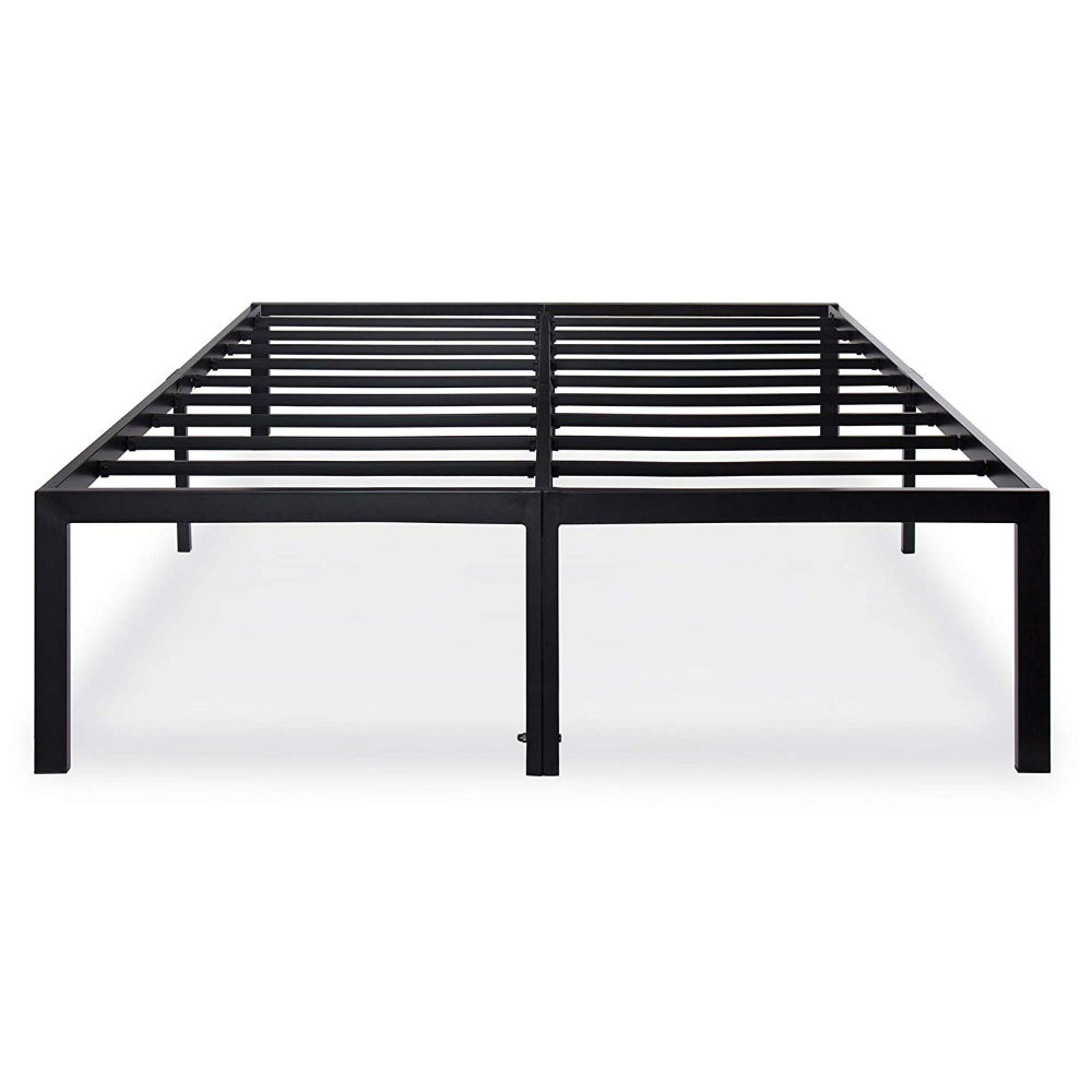 GreenHome123 Heavy Duty 18inch High Rise Metal Platform Bed Frame