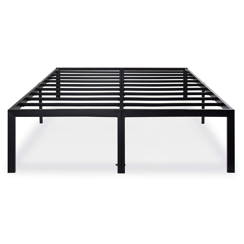 High Rise Metal Platform Bed Frame, Heavy Duty Steel Bed Frame