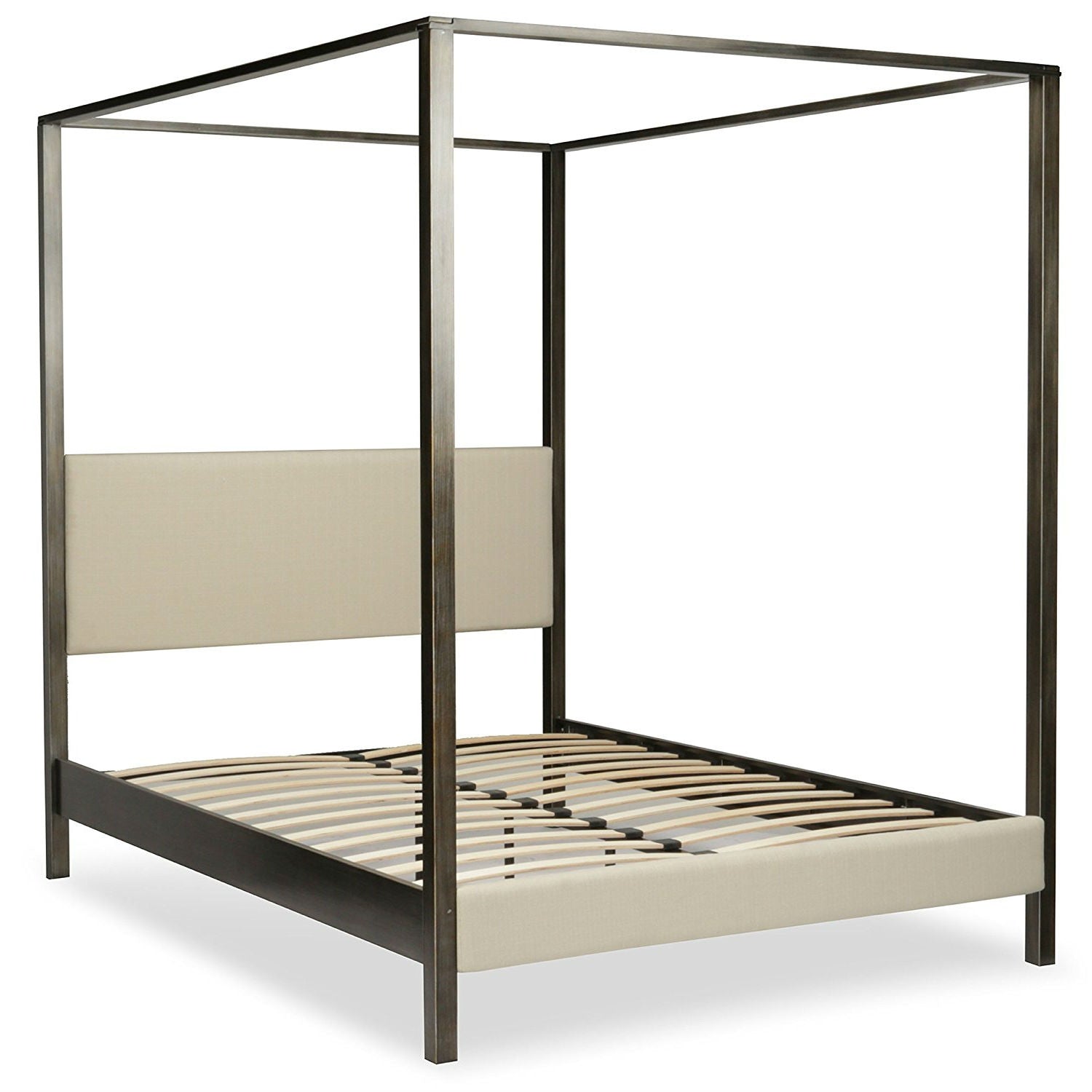 Upholstered Canopy Bed Frame, Wood Canopy Bed Frame California King
