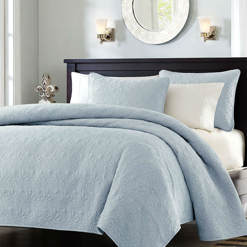 Fastfurnishings Full Queen Size Quilted Bedspread Coverlet With