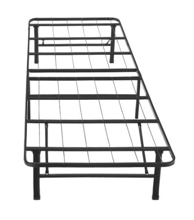 GreenHome123 Twin XL Folding Metal Platform Bed Frame - No Box-spring Needed