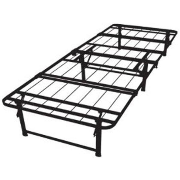 Greenhome123 Twin Xl Folding Metal, Twin Bed Frame No Box Spring Required
