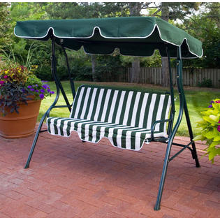 Greenhome123 Tcs651874125 Outdoor 2 Person Patio Furniture Loveseat Greenhome123 Outdoor 2 Person Patio Furniture Loveseat Porch Swing With Canopy In Green And