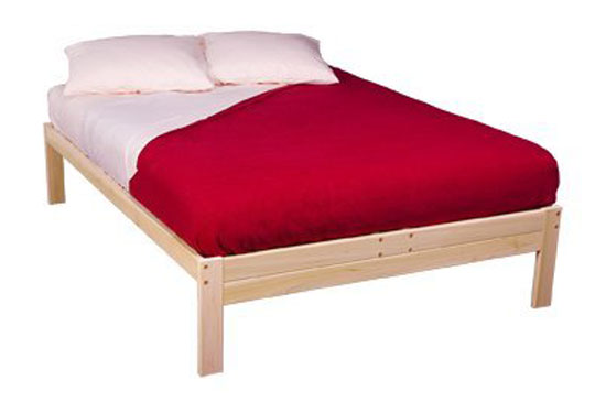 Greenhome123 Twin Xl Size Unfinished Solid Wood Platform Bed Frame Made In Usa Extra Long Twin Size Bed Frame