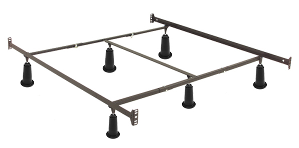 10 Inch High Rise Metal Bed Frame, Queen Metal Bed Frame With Headboard And Footboard Brackets