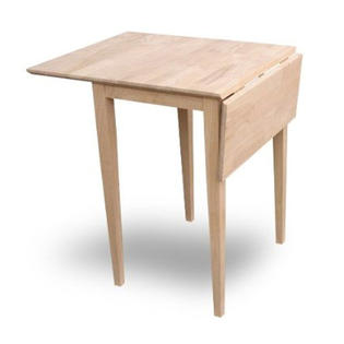 Greenhome123 Dual Drop Leaf Solid Wood Unfinished Folding Greenhome123 Dual Drop Leaf Solid Wood Unfinished Folding