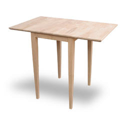 Drop Leaf Patio Table Folding Greenhome123 Dual Drop Leaf Solid Wood Unfinished Folding Kitchen Dining Table With Shaker Legs