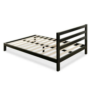 Greenhome123 Modern Metal Platform Bed, King Size Metal Platform Bed Frame With Wood Slats