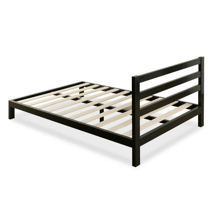 Greenhome123 Modern Metal Platform Bed Frame With Headboard And Wooden Slats In Twin Full Queen King Greenhome123 Modern Metal Platform Bed, King Size Metal Platform Bed Frame With Wood Slats
