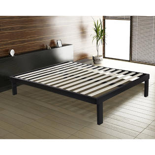 Alluring asian style bed frames Greenhome123 Modern Euro Asian Style Metal Platform Bed Frame With Wood Slats In Twin Full Queen King