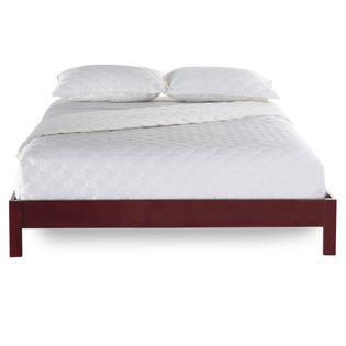 Greenhome123 Eco Friendly Wooden Platform Bed Frame In Mahogany Greenhome123 Eco Friendly Wooden