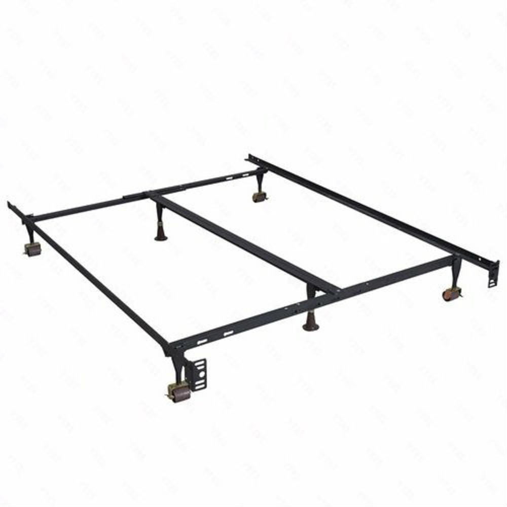 GreenHome123 Full size 6-Leg Metal Bed Frame - Heavy Duty Double Center Support