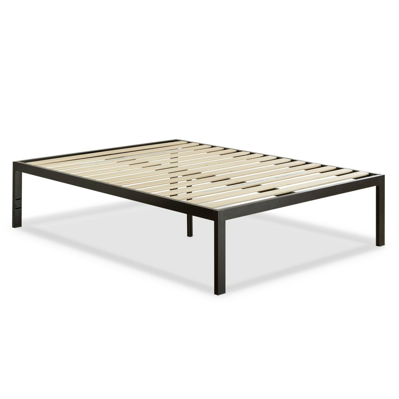 Greenhome123 Heavy Duty 18 Inch High Rise Metal Platform Bed Frame Greenhome123 Heavy Duty 18 Inch High Rise Metal Platform Bed Frame With Wood Slats