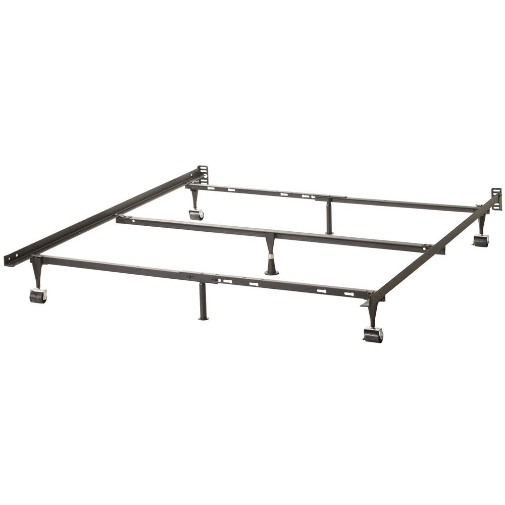 Structure Twin XL Metal Bed Frame with Rug Rollers
