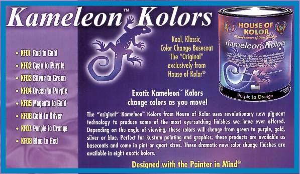 House Of Kolor Kameleon Magenta Gold Paint 2oz Airbrush