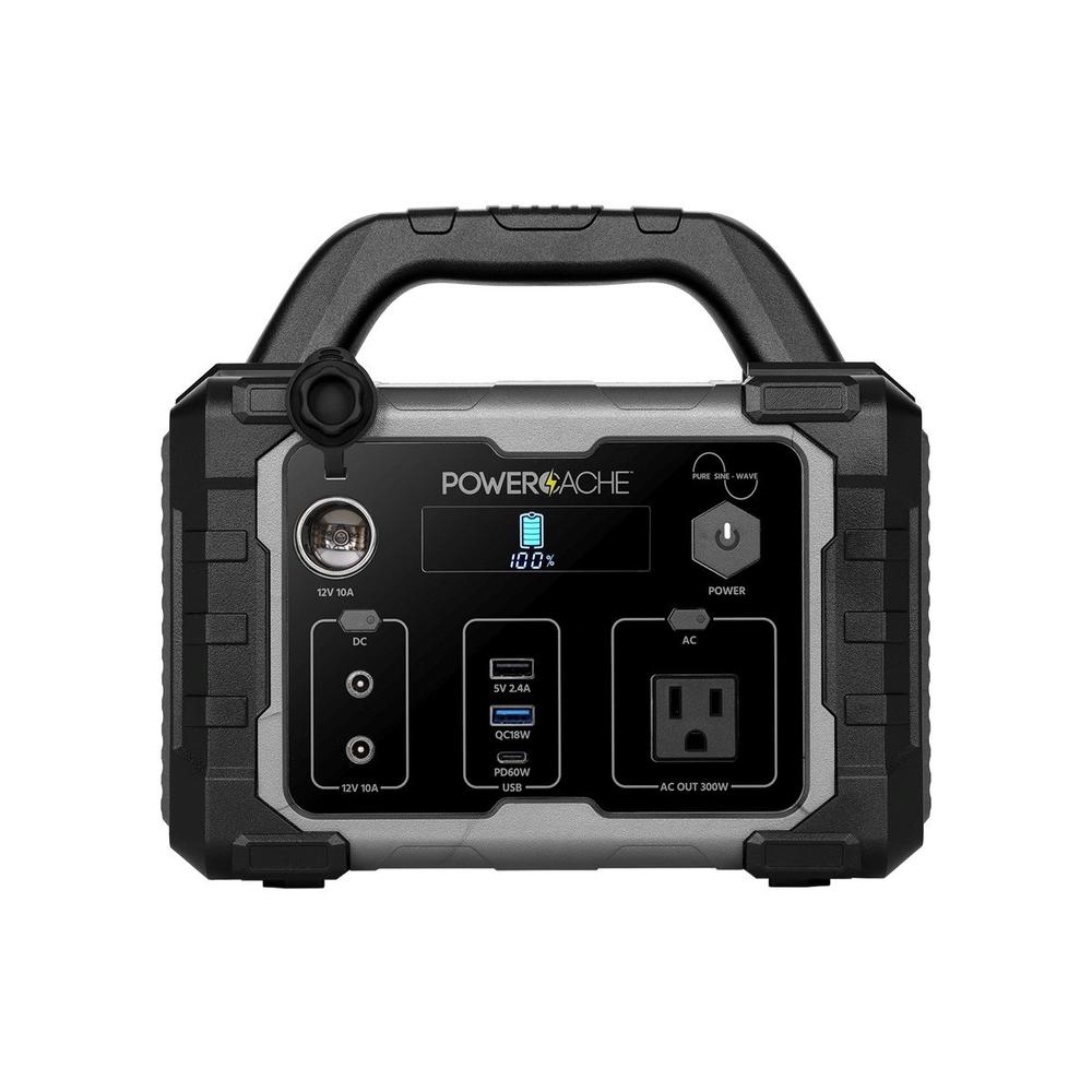 Monoprice 300 Lithium Portable Power Station 296Wh Backup Battery for Outdoors