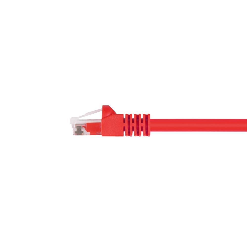 Monoprice Cat6 Ethernet Patch Cable Network Internet RJ45 Stranded 550Mhz UTP 0.5ft Red