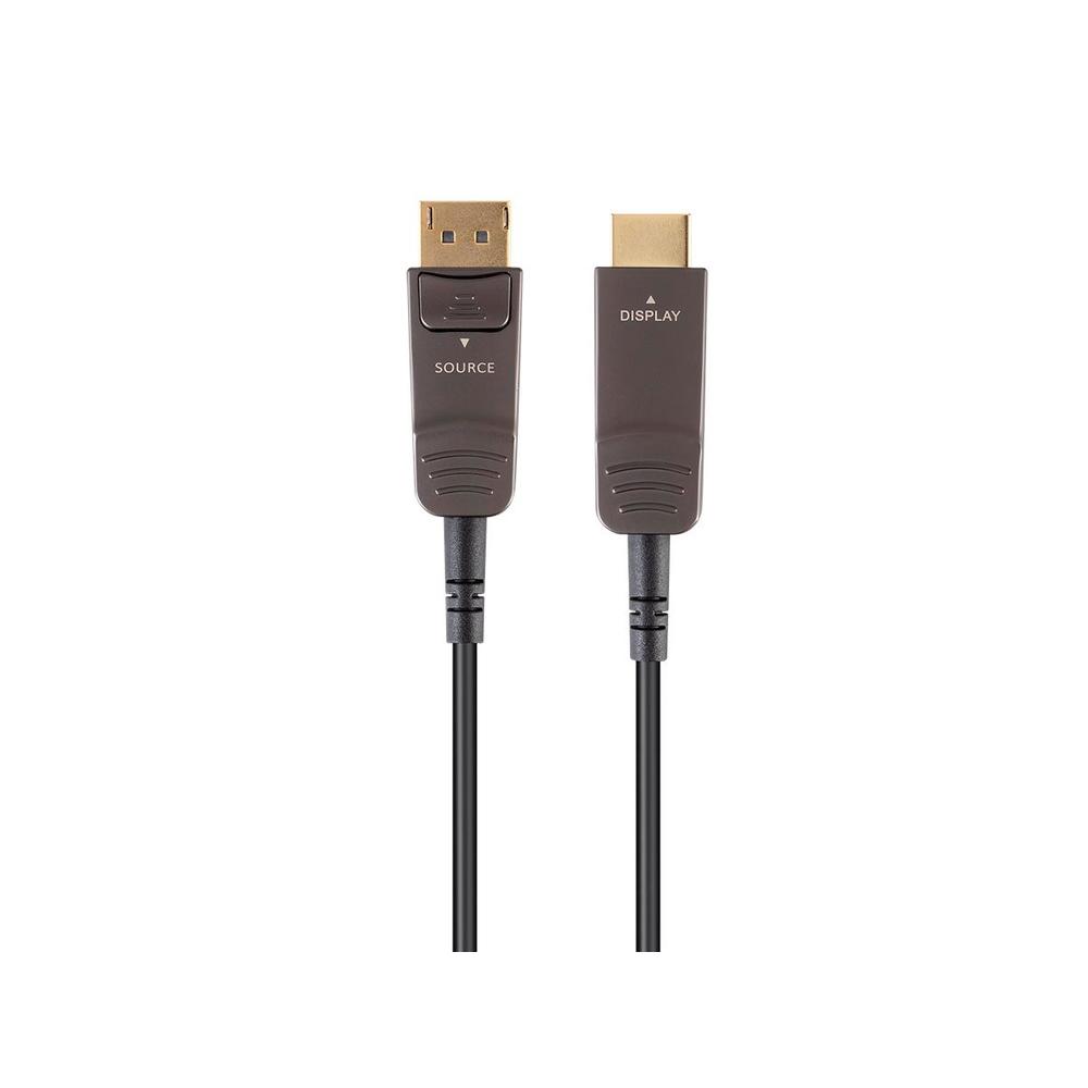 Monoprice DisplayPort to HDTV Cable - 100ft, 4K@60Hz, AOC, Transmits Up To 100ft