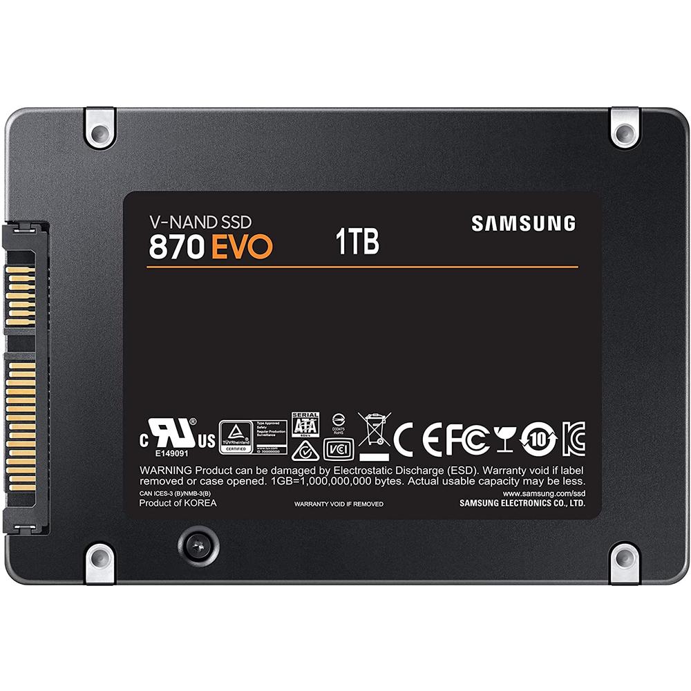 Samsung 870 EVO 1TB 2.5-Inch SATA III Internal SSD (MZ-77E1T0B/AM)