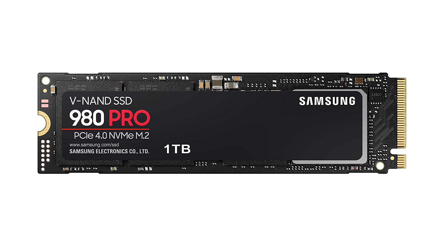 SAMSUNG 980 PRO M.2 2280 1TB PCI-Express Gen 4.0 x4, NVMe 1.3c Samsung V-NAND 3-bit MLC Internal Solid State Drive (SSD) MZ-V8P1