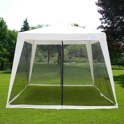 Screen Houses Camping Canopies Sears Quictent Outdoor Canopy Gazebo Party Wedding Tent Screen House Sun Shade Shelter With Mesh Side Wall