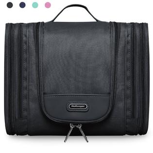 Hokeeper Heavy Duty Waterproof Hanging Toiletry Bag Travel Cosmetic Makeup Bag For Women Shaving Kit Organizer Bag For Men