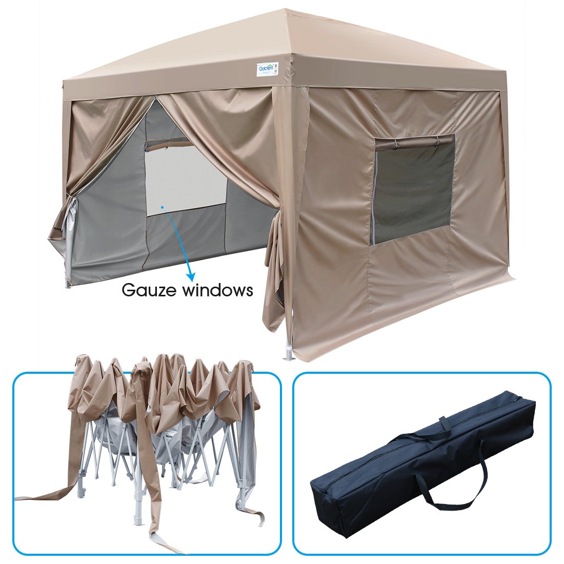 Gm1203be Quictent 2018 Upgraded Privacy 10x10 Ez Pop Up Canopy Upgraded Privacy 10x10 Ez Pop Up Canopy