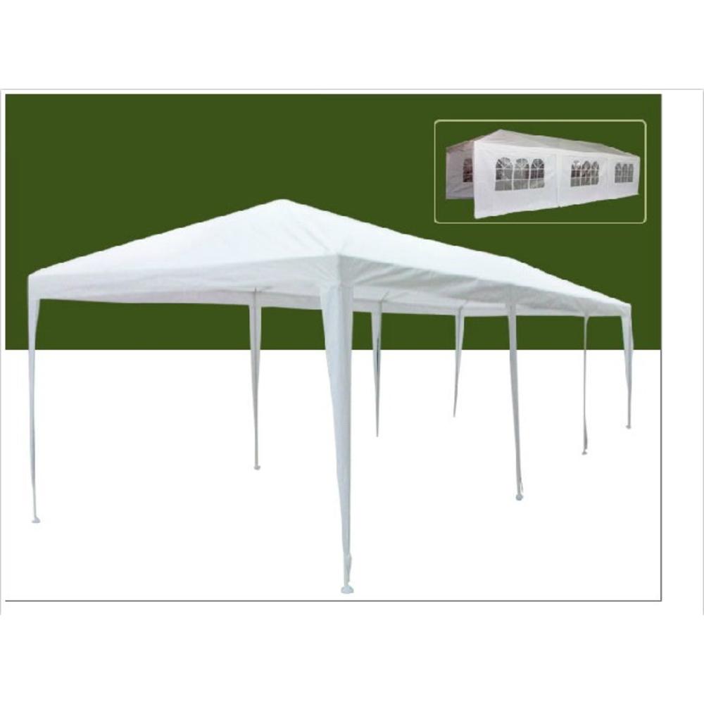 Quictent 10 x 30' Party Wedding Tent Canopy Gazebo + 6 Side Walls White