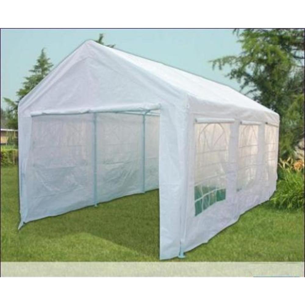 Quictent 20'x10' Heavy Duty Carport Party Tent Garage Canopy Car Shelter