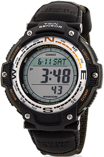 Casio Men's  Compass Twin Sensor Sport Watch SGW100B-3V