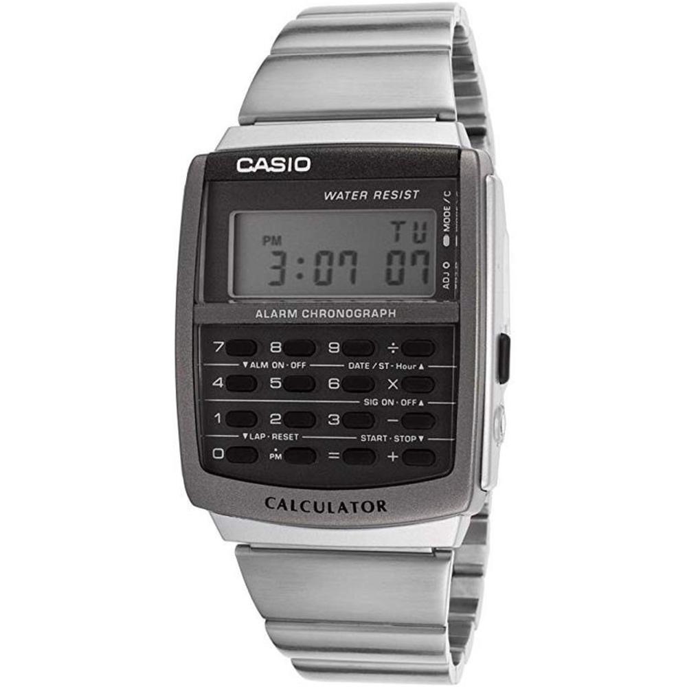Casio Men's  Classic Calculator Stainless Steel 33 mm. Watch CA506-1DF