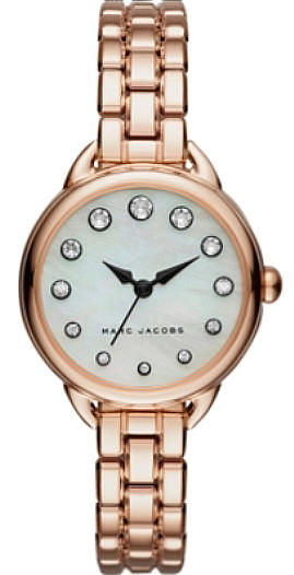 Marc Jacobs Women's  Betty Rose Gold Crystallized Watch MJ3511