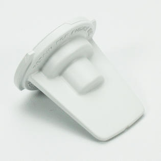 GE WR02X11705 Refrigerator Water Filter Bypass Plug White GE WR02X11705 Refrigerator Water Filter Bypass Plug White