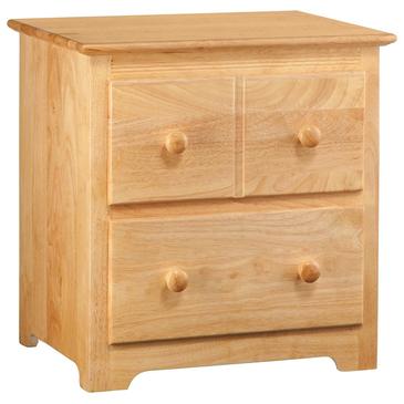 Atlantic Windsor 2 Drawer Night Stand Natural Maple