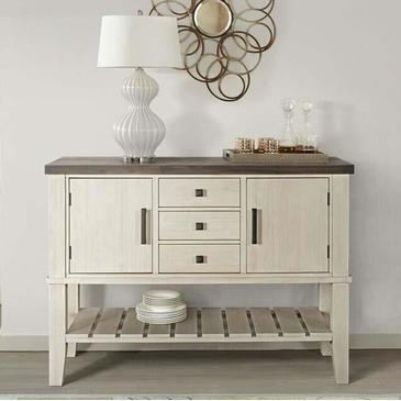 A America Furniture >> A America Furniture Huron Server In Cocoa Chalk A America Furniture >> A America Furniture Huron Server In Cocoa Chalk