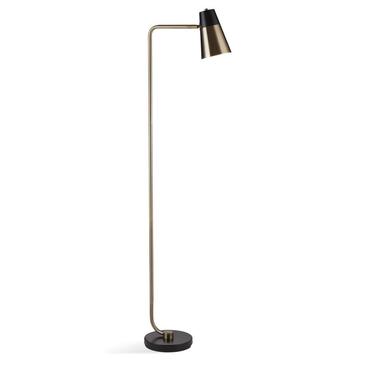 Bassett Mirror Company Basset Metal Nova Floor Lamp In Basset Mirror Metal Nova Floor Lamp