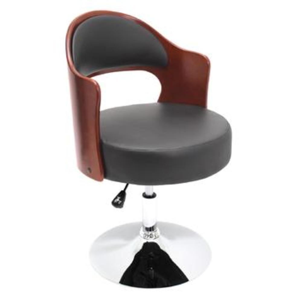 Lumisource Cello Chair In Cherry And Black